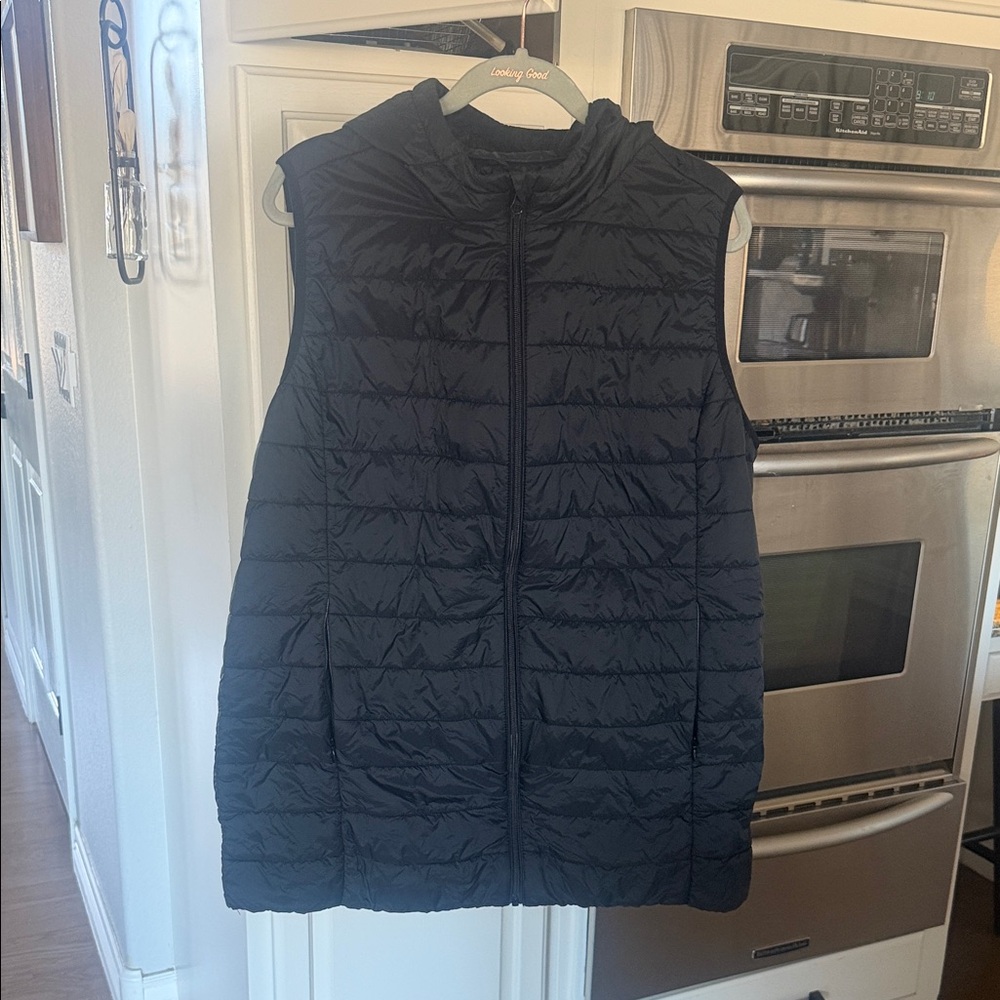 Torrid Long Black Puffer Vest